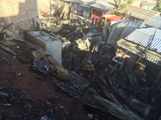 Incendio en Comayagüela deja 83 damnificados