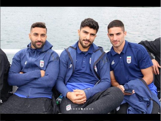 Los guapos jugadores de la selección de Irán en el Mundial de Rusia 2018