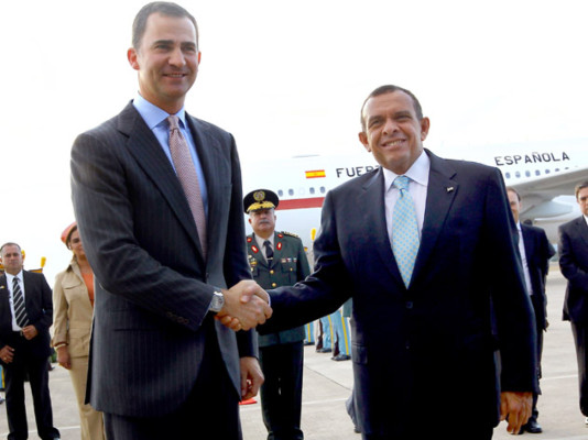 Príncipe de Asturias ratifica ayuda de España contra crimen en Honduras