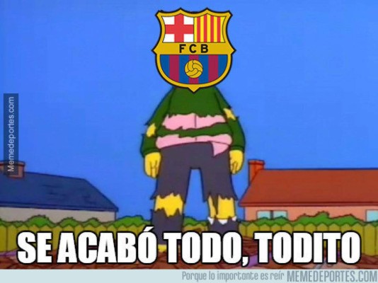 Los mejores memes tras la eliminación del Barcelona en Champions League
