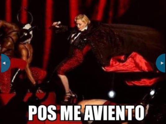 Los memes tras la aparatosa caída de Madonna