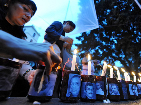 Vigilia por el esclarecimiento de los crímenes de periodistas