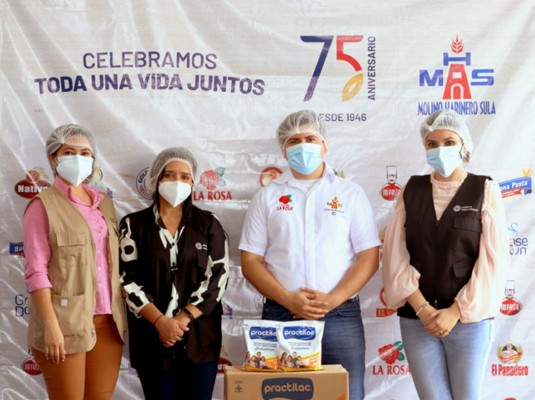 Molino Harinero Sula realiza importante donación a familias necesitadas