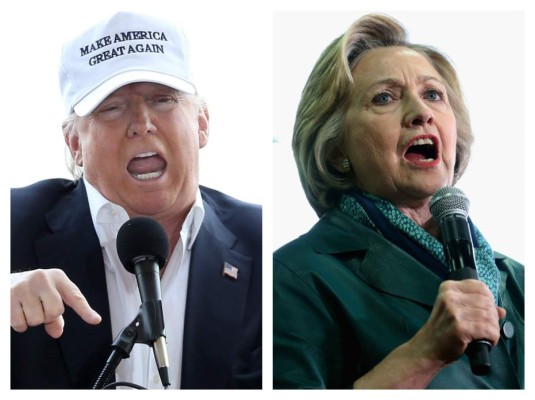 Trump y Clinton esperan dar tiro de gracia a sus rivales el martes