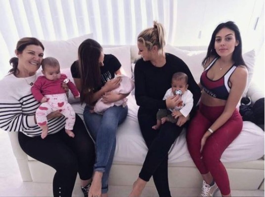 Así luce Georgina Rodríguez a seis días de haber tenido a su bebé