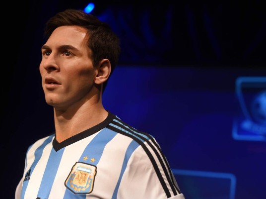 Leo Messi de cera, la gran atracción en Nueva York