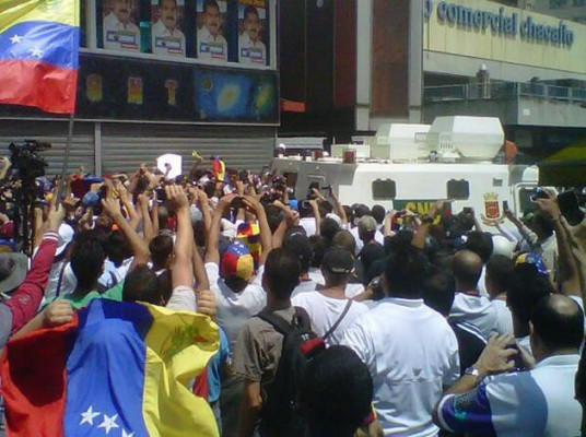 Venezuela: Leopoldo López está en el Palacio de Justicia de Caracas