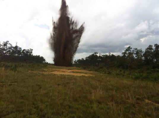 Destruyen 'narcopistas' en el este de Honduras