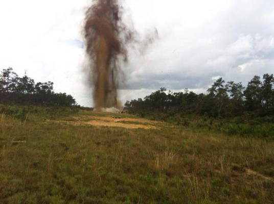Destruyen 'narcopistas' en el este de Honduras