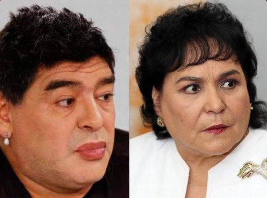 Maradona se opera los labios y revoluciona las redes