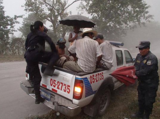 Cenizas del Chaparrastique podrían llegar a Honduras