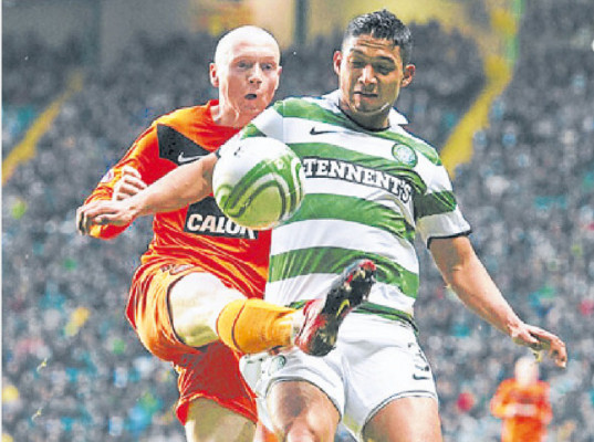 Emilio Izaguirre jugó en triunfo de Celtic