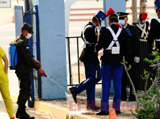 Las 12 imágenes del último adiós al expresidente Rafael Leonardo Callejas