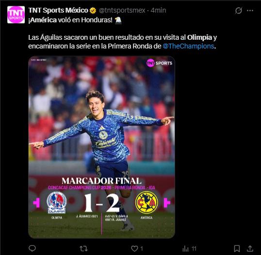 Ganó papá Lo que publican los medios de México tras triunfo de América sobre Olimpia