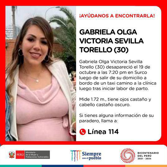 Gabriela Sevilla, un embarazo falso y una extraña desaparición que conmocionó a Perú