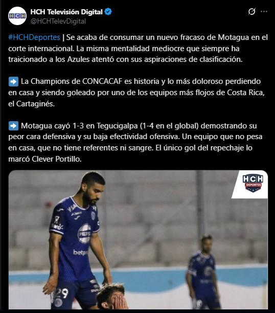 Da lástima Fue ridiculizado: La reacción de la prensa tras fracaso internacional de Motagua