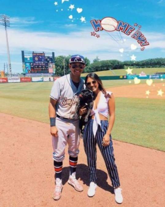 FOTOS: Así es la bella novia del beisbolista hondureño Mauricio Dubón