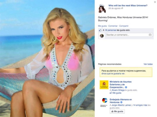 Representante hondureña en Miss Universo revela sus secretos