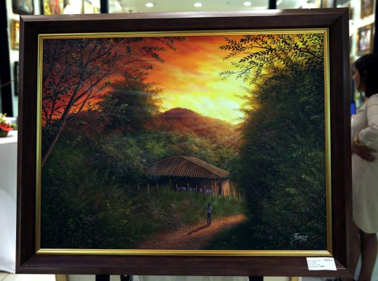 La belleza rural del sur de Honduras en lienzos