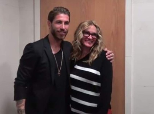 Julia Roberts visita el Santiago Bernabéu y se emociona al conocer a Cristiano Ronaldo