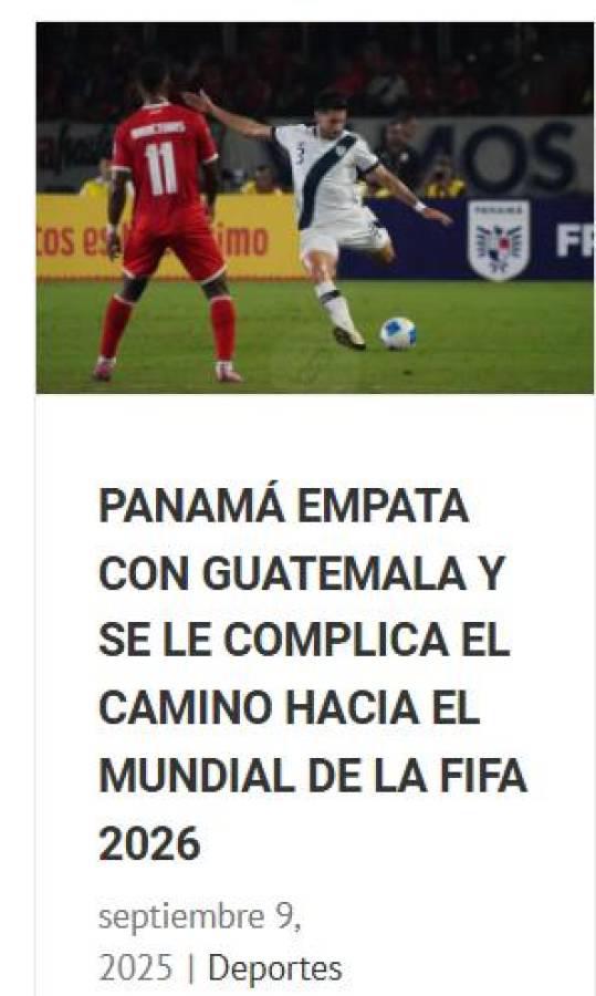 Prensa de Panamá reacciona molesta, críticas a Said Martínez y lo que dicen de Guatemala