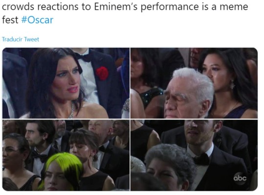 Famosos son blanco de memes tras la presentación de Eminem en los Oscar