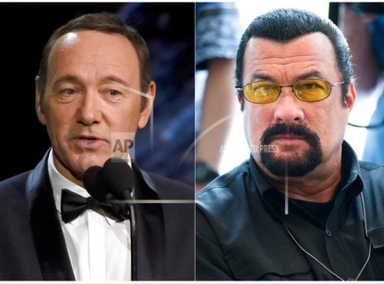 Fiscales rechazan casos de abuso contra Spacey y Seagal