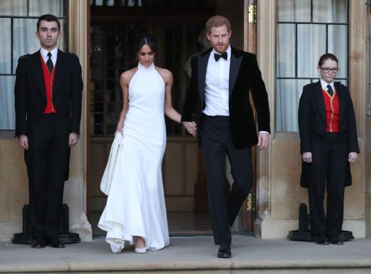 El segundo vestido de novia de Meghan Markle tras su boda con el príncipe Harry