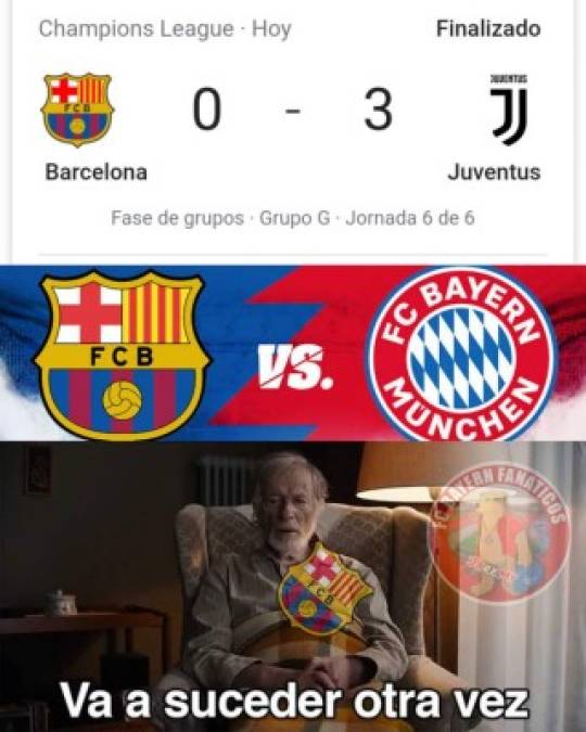 Con Cristiano como gran protagonista; los imperdibles memes del Barça-Juve