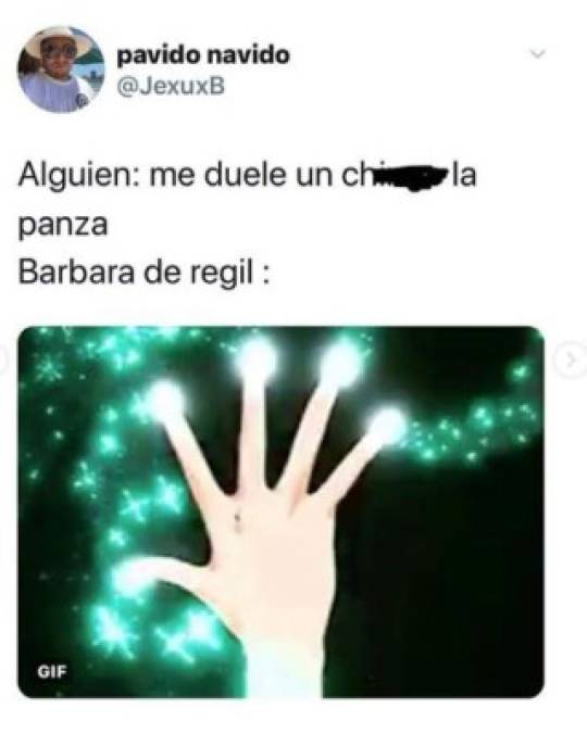 Los divertidos memes por la 'técnica' de Bárbara de Regil para curar el dolor