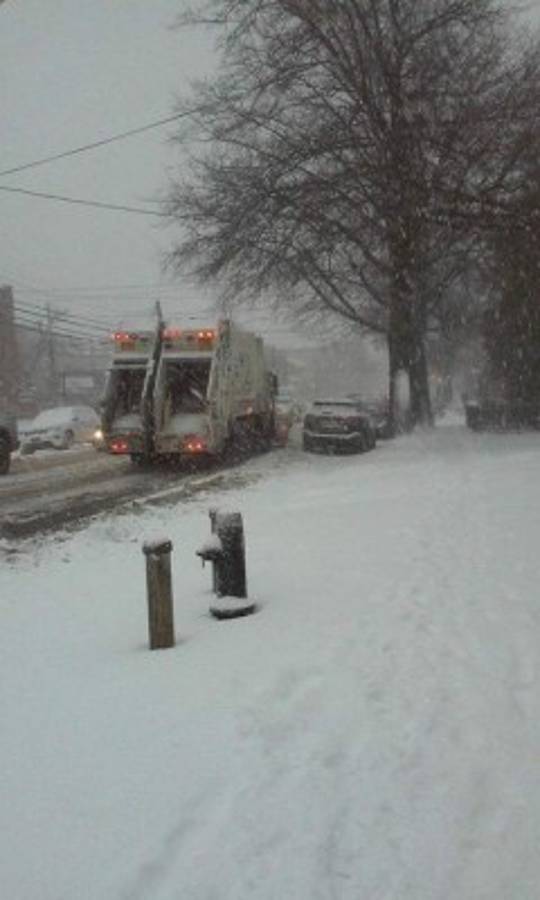 Así viven la nevada los migrantes hondureños en Estados Unidos