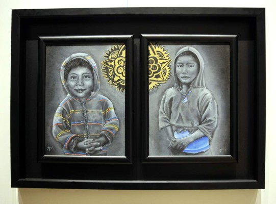 Ariana Gale expone su obra 'Entrelazados' como un homenaje al pueblo lenca