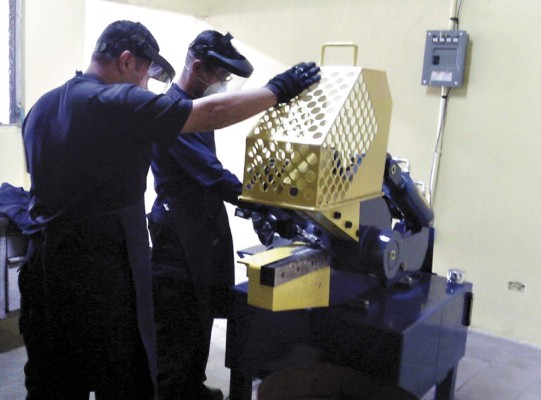 Honduras: 1,600 armas han sido destruidas