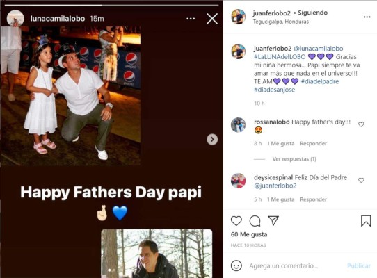 Así celebraron el Día del Padre los políticos, famosos y deportistas hondureños