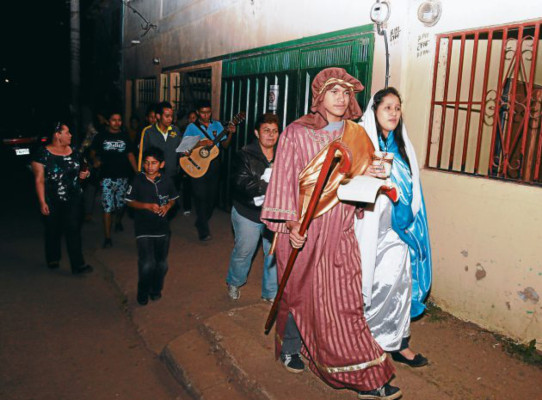 María y José piden posada