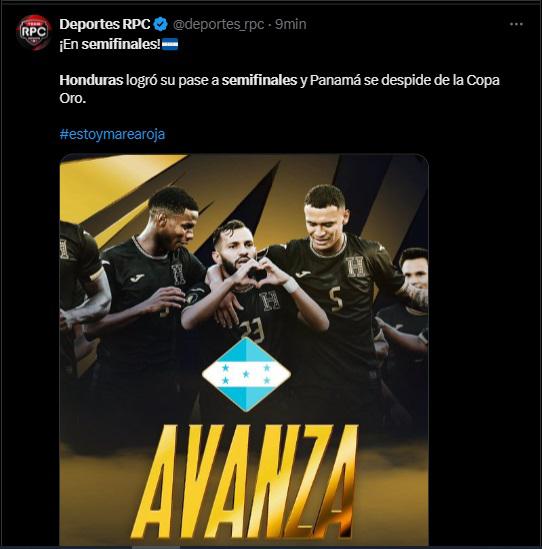 Así reaccionan los medios y periodistas tras que Honduras eliminara a Panamá de Copa Oro