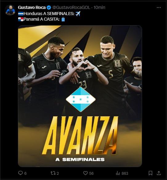 Así reaccionan los medios y periodistas tras que Honduras eliminara a Panamá de Copa Oro