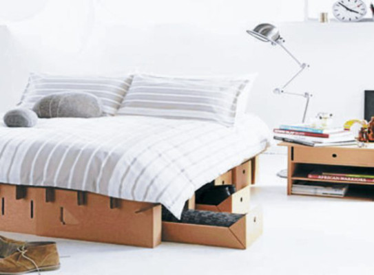 Muebles de cartón