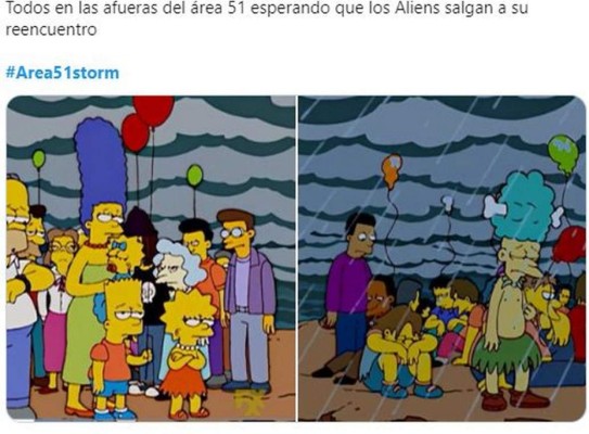 Los memes que dejó el asalto al Área 51 en busca de Aliens