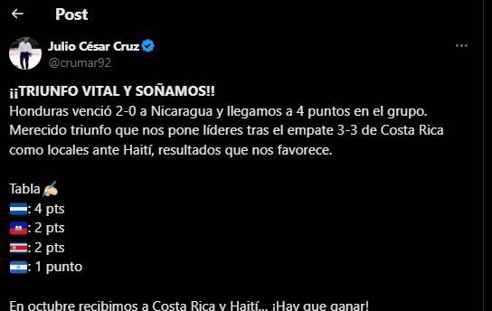 Paso firme Se vale soñar: Reacción de la prensa tras triunfo de Honduras sobre Nicaragua