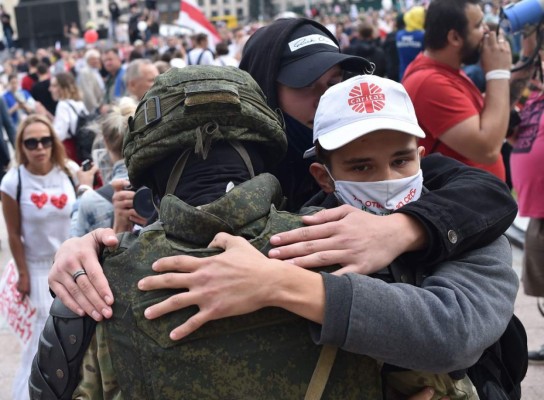 FOTOS: Brutalidad policial y represión durante protestas en Bielorrusia