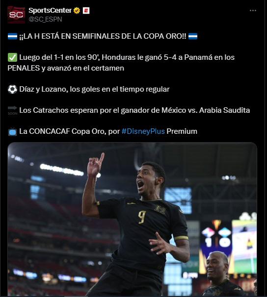 Así reaccionan los medios y periodistas tras que Honduras eliminara a Panamá de Copa Oro