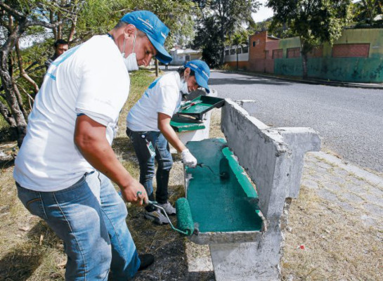 Recuperan cancha y mirador en Loarque