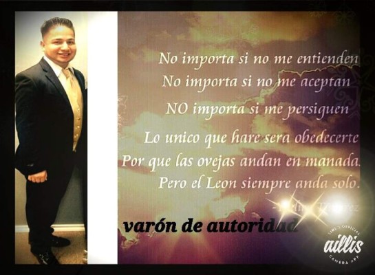 Hondureño Elder Medrano, el varón de autoridad de Dios