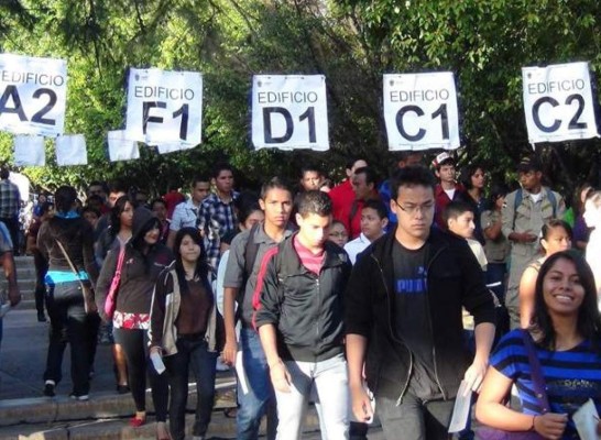 Jóvenes a PAA de la UNAH este domingo