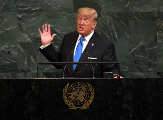 Trump dice a la ONU que la 'dictadura socialista' de Venezuela es 'inaceptable'&nbsp;&nbsp;