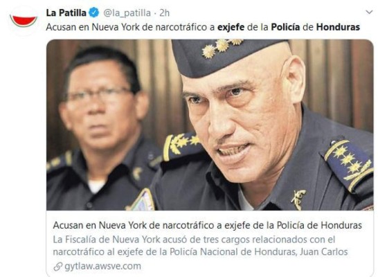 Acusación de EEUU contra 'El Tigre' Bonilla hace eco en el mundo: Medios internacionales lo informan