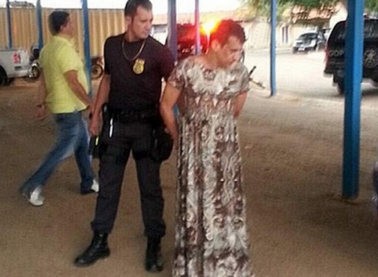 Preso se disfraza de anciana para intentar escapar en Brasil