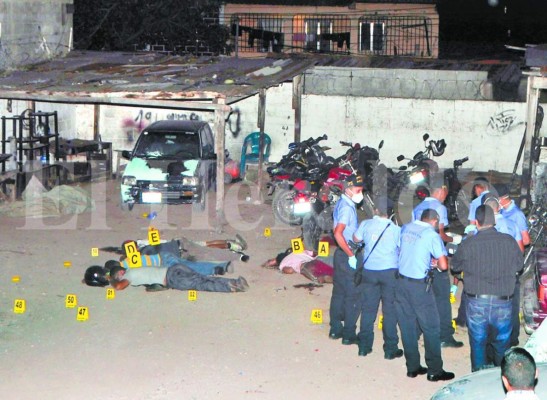 Ocho muertos deja masacre en la capital de Honduras