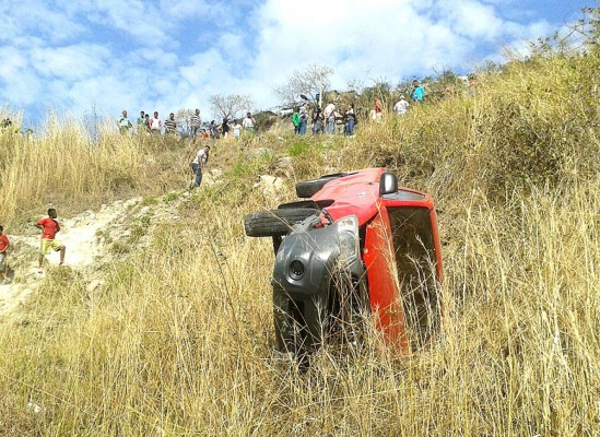 Aparatoso accidente en la capital de Honduras